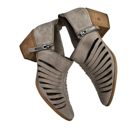 1 State Arnet tan suede leather bootie 10 - Picture 1 of 10